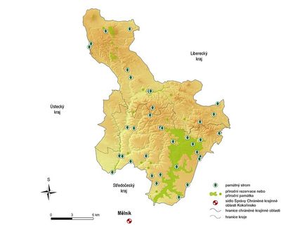 Map of PLA Kokorinsko