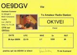 QSL OE9DGV